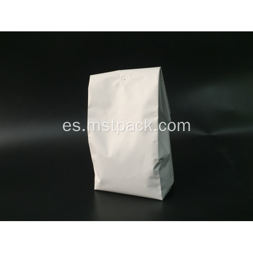 Bolsa de cuád de plástico mate blanco